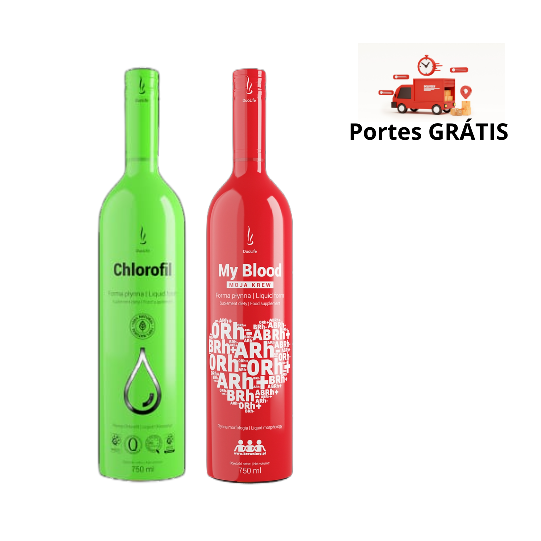 Pack Chlorofil e My Blood da Duolife: Energia e Vitalidade em Cada Dose