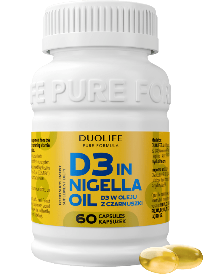 DUOLIFE D3 in nigella oil DUOLIFE