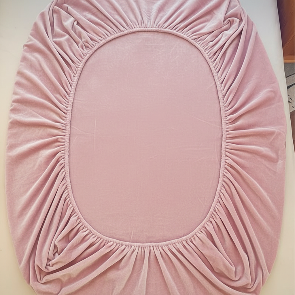 Lençol Ultra-Fofinho estilo Pelúcia Rosa