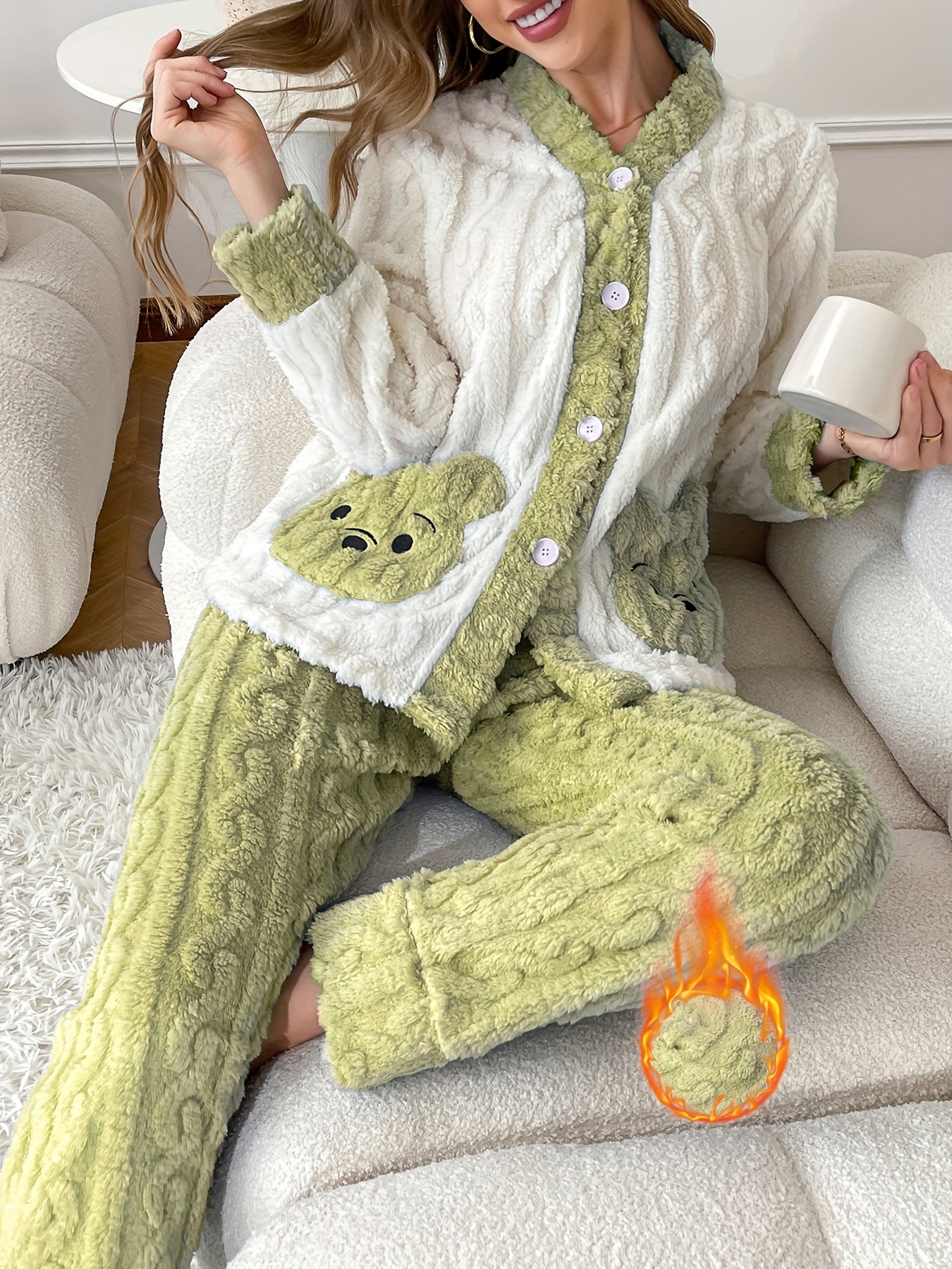 Pijama Ninho de Urso Brisa Verde