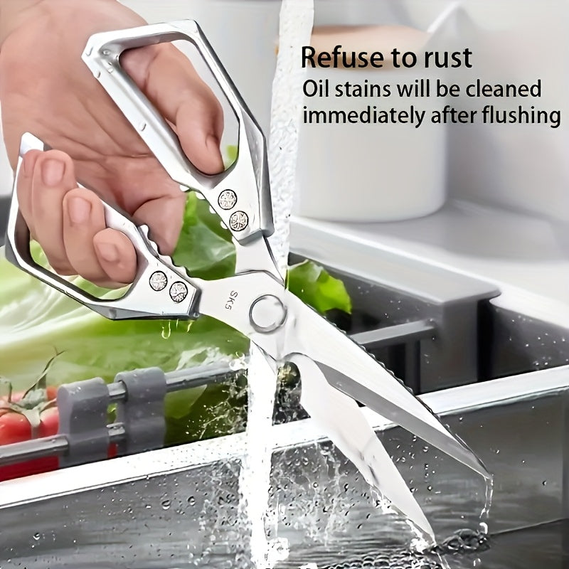Tesoura Profissional de Cozinha em Aço Inoxidável – A ferramenta que corta tudo… menos a sua paciência