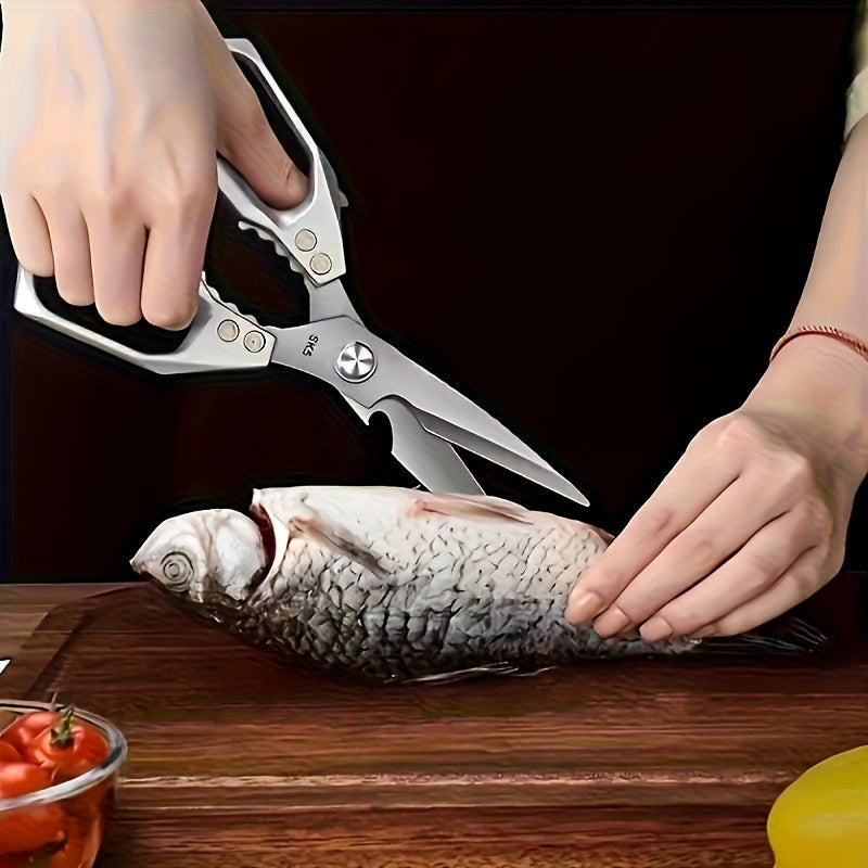 Tesoura Profissional de Cozinha em Aço Inoxidável – A ferramenta que corta tudo… menos a sua paciência