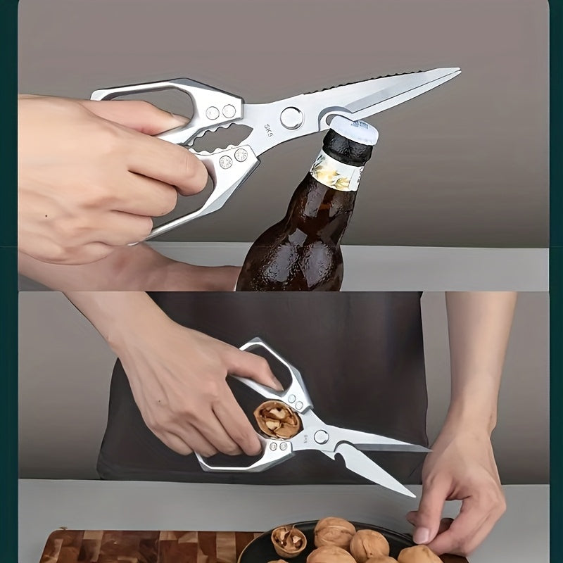 Tesoura Profissional de Cozinha em Aço Inoxidável – A ferramenta que corta tudo… menos a sua paciência