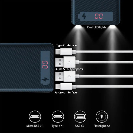 Power Bank Modular XMSJ – Energia Inteligente Sempre à Mão