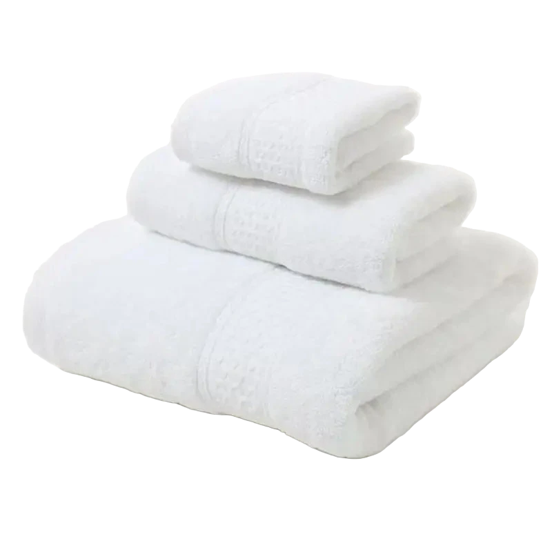 Conjunto de Toalhas Luxo Orgânico – Suavidade de Hotel, Conforto para Todos os Dias