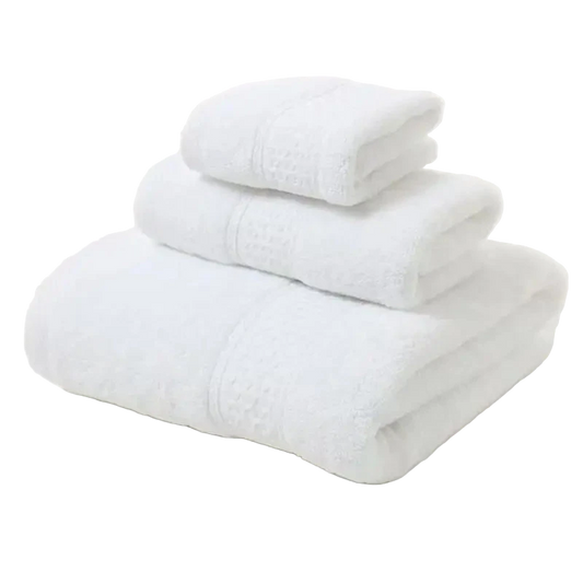 Conjunto de Toalhas Luxo Orgânico – Suavidade de Hotel, Conforto para Todos os Dias